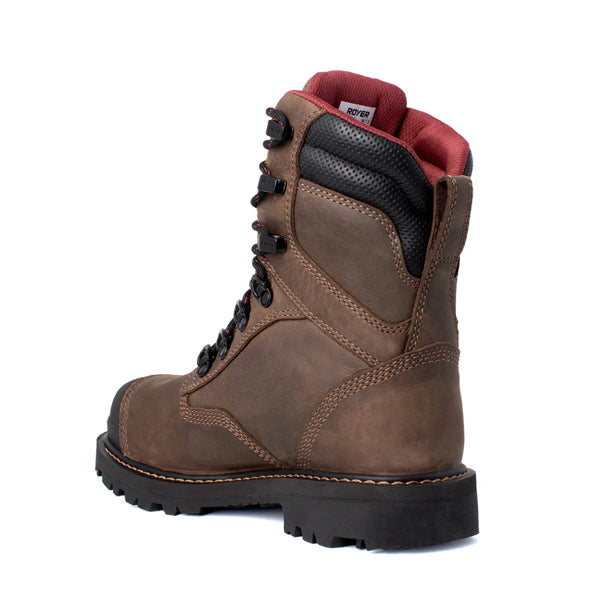 BOTTE DE TRAVAIL 8'' BRUNE FEMME ROYER REVOLT - 4920RT