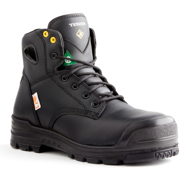 BOTTE DE TRAVAIL 6'' NOIRE BARON TERRA - 2925BK