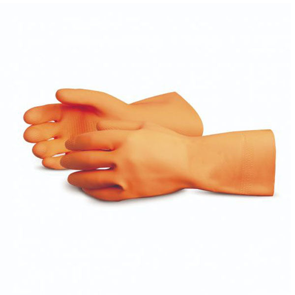 GANTS ORANGE DE LATEX SUPERIOR CHEMSTOP - 408