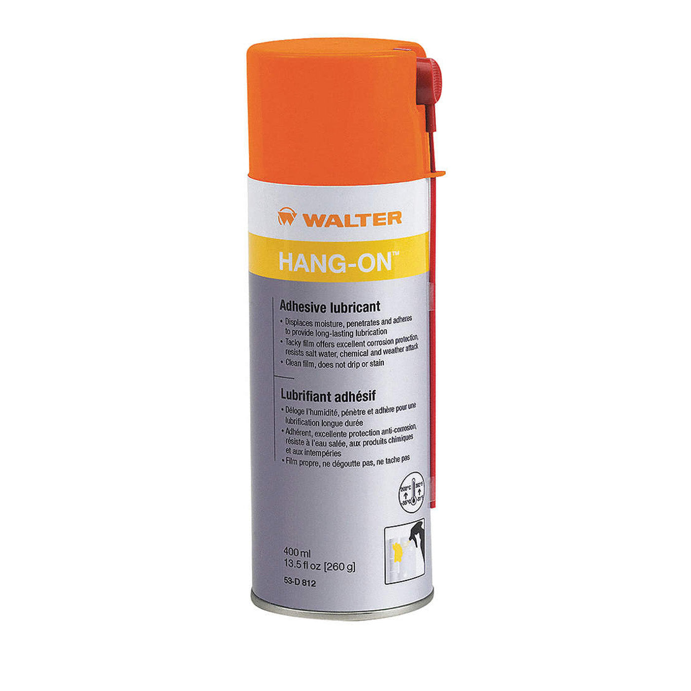 LUBRIFIANT ADHÉSIF HANG-ON WALTER AÉROSOL 400ML - 53D812