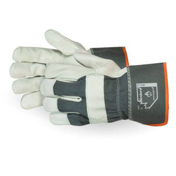 GANTS CUIR GRIS SUPERIOR ENDURA - 76B