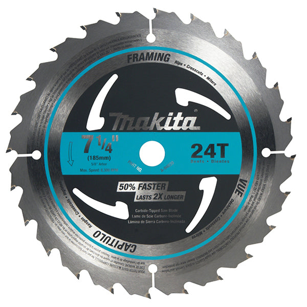 LAME SCIE CIRCULAIRE 7-1/4'' M-FORCE MAKITA - A-94839