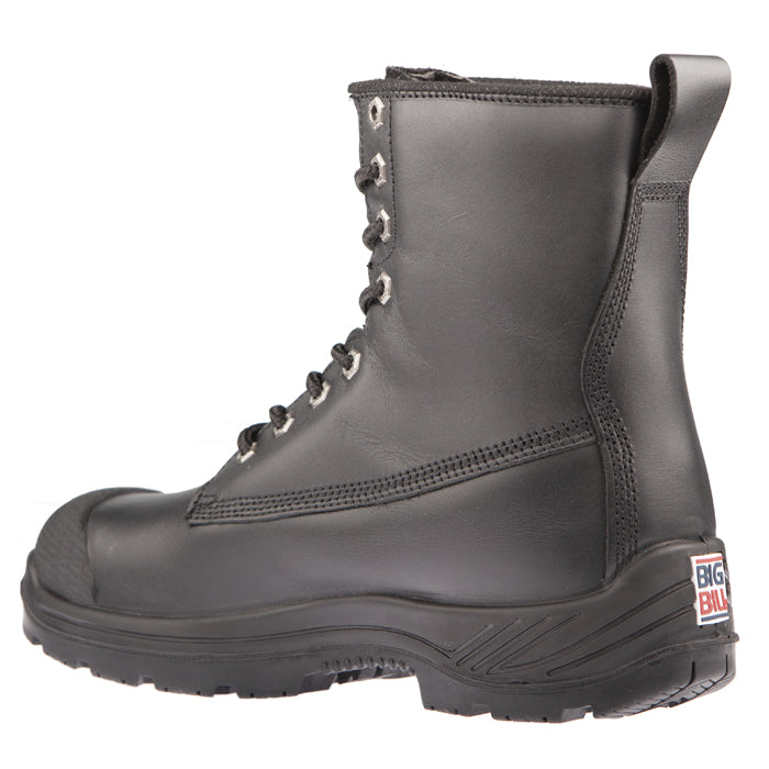 BOTTE 8'' NOIRE ORIGINAL EMBOUT D'ACIER BIGBILL - BB5000