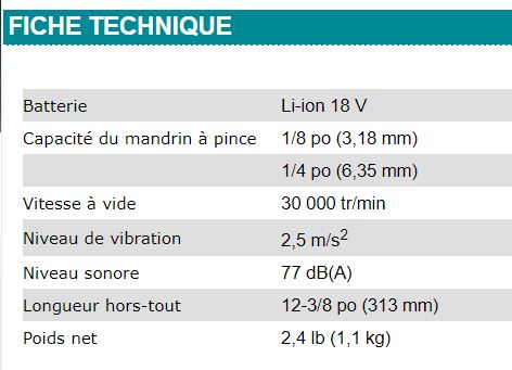 DÉCOUPEUSE À GYPSE MAKITA 18V - DCO180Z