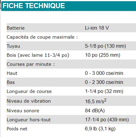 SCIE ALTERNATIVE MAKITA 18V - DJR187Z