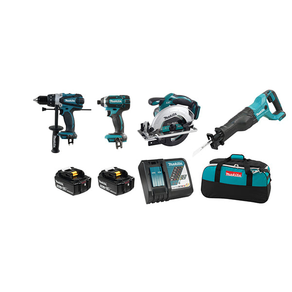 ENSEMBLE 4 OUTILS MAKITA 18V 4 AMPÈRES - DLX4058M