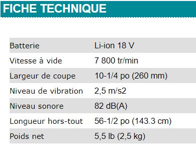 COUPE-HERBE MAKITA 18V - DUR181Z