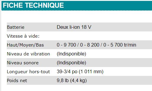 DÉBROUISSAILLEUSE SPLIT-SHAFT MAKITA 18V X2 - DUX60Z