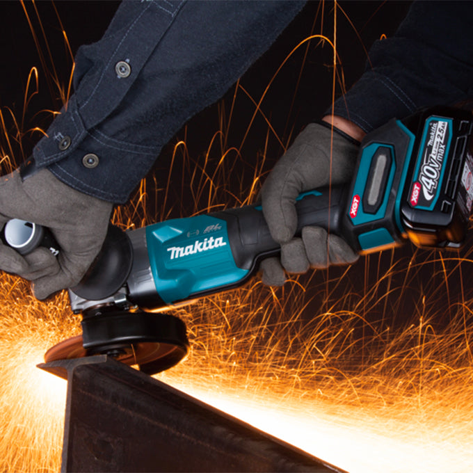 RECTIFIEUSE COUDÉE 5'' (INTERRUPTEUR À PALETTE) MAKITA 40V - GA013GZ