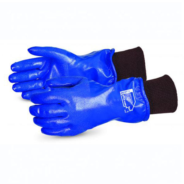 GANTS BLEU EN NITRILE DOUBLÉS 12" SUPERIOR NORTH SEA - N230FLK