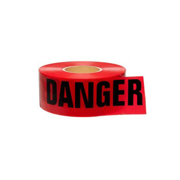 RUBAN DANGER ROUGE 3X0.015X1000' - PIT315-RF9