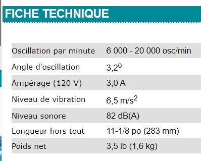 OUTIL OSCILLANT MAKITA ÉLECTRIQUE - TM3010C