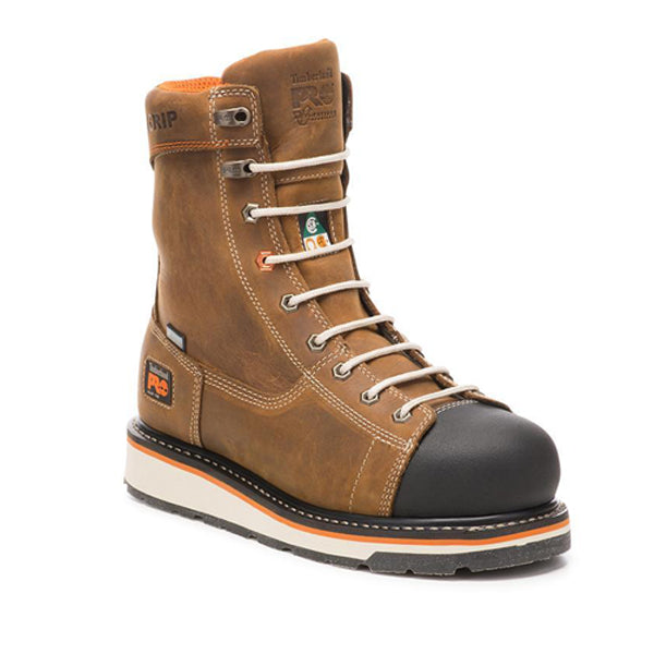 BOTTE BRUNE SEMELLE PLATE GRIDWORKS TIMBERLAND PRO - A12EZ